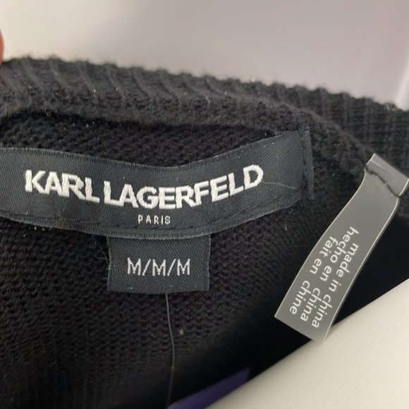 Karl Lagerfeld Sweater Men Black Size M - Picture 7 of 10